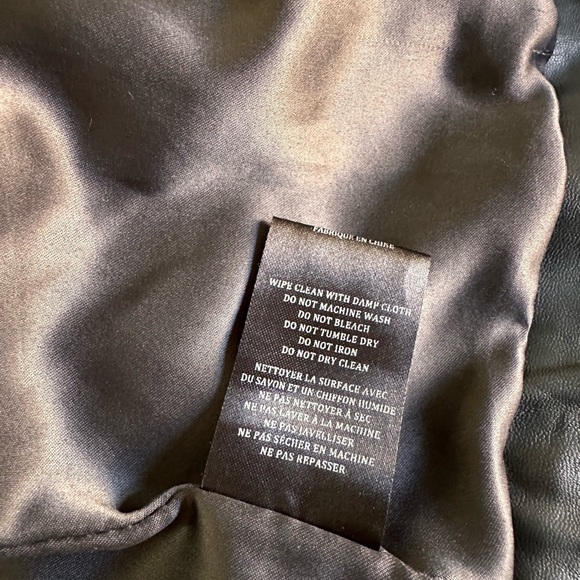 Blank NYC Leather Jacket Coat Grey Size L - Picture 9 of 11